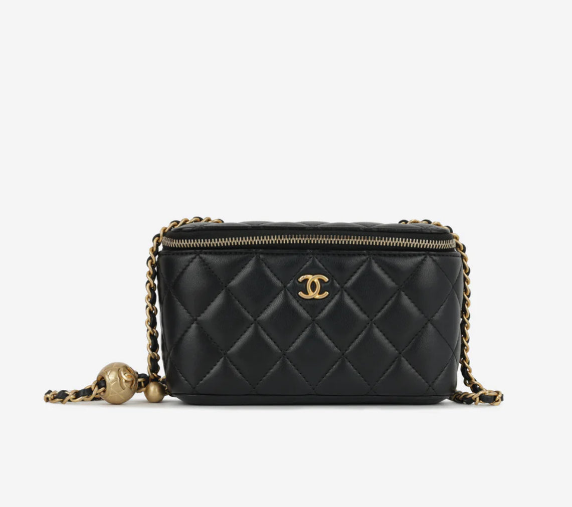 Chanel - Small Vanity on Chain Pearl Crush