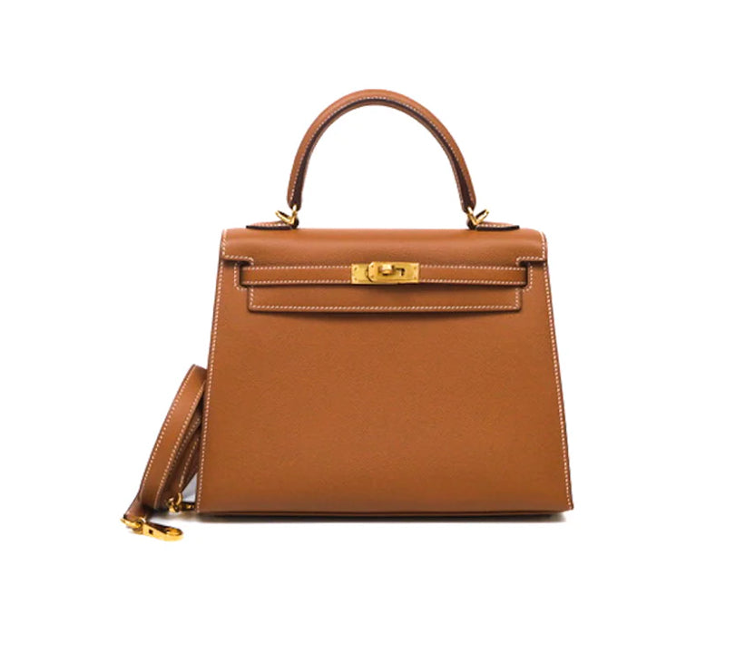 Hermès Kelly 25 Sellier Gold 37 Epsom Gold Hardware