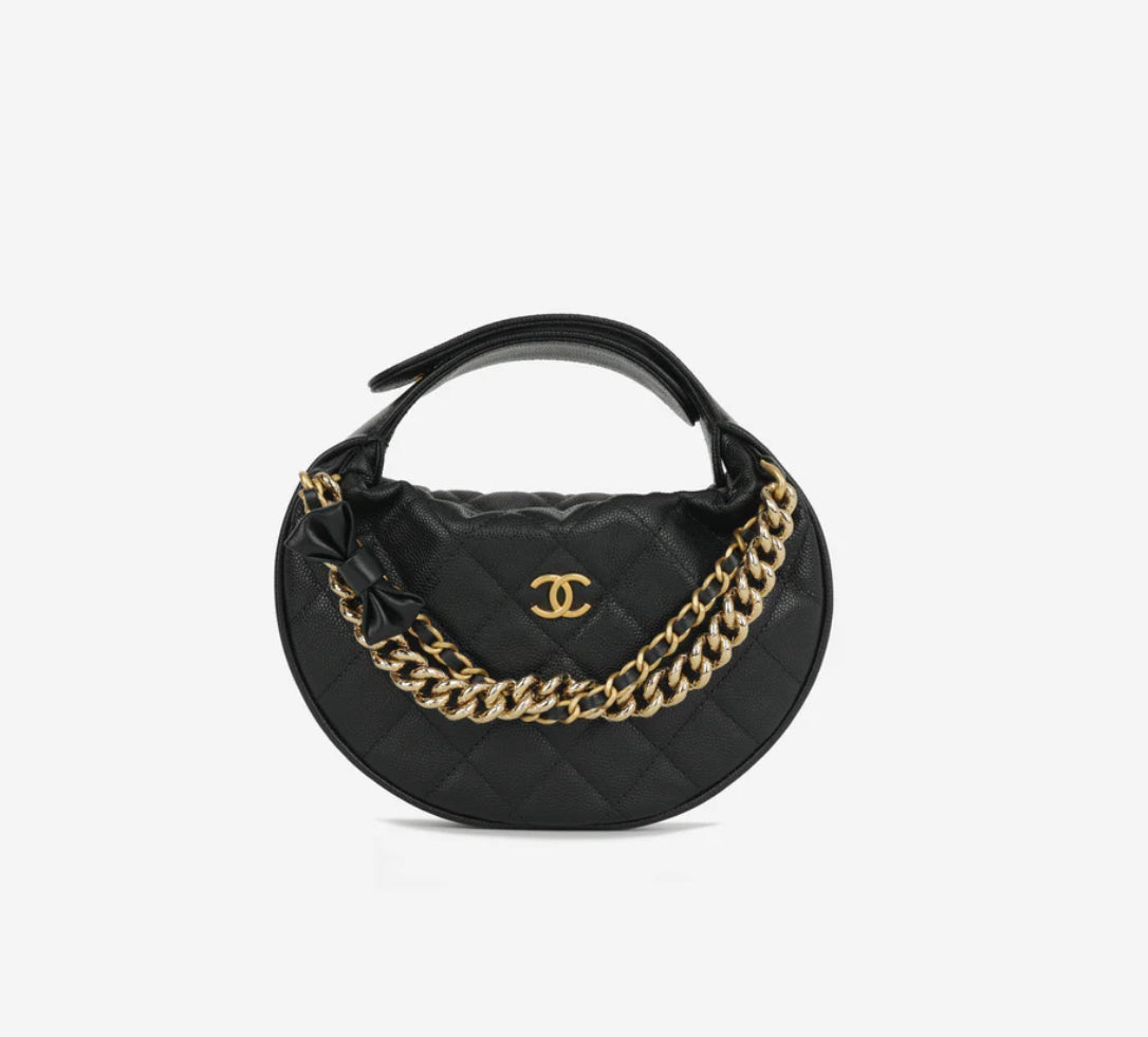 Chanel - Mini Bow Hobo Pouch