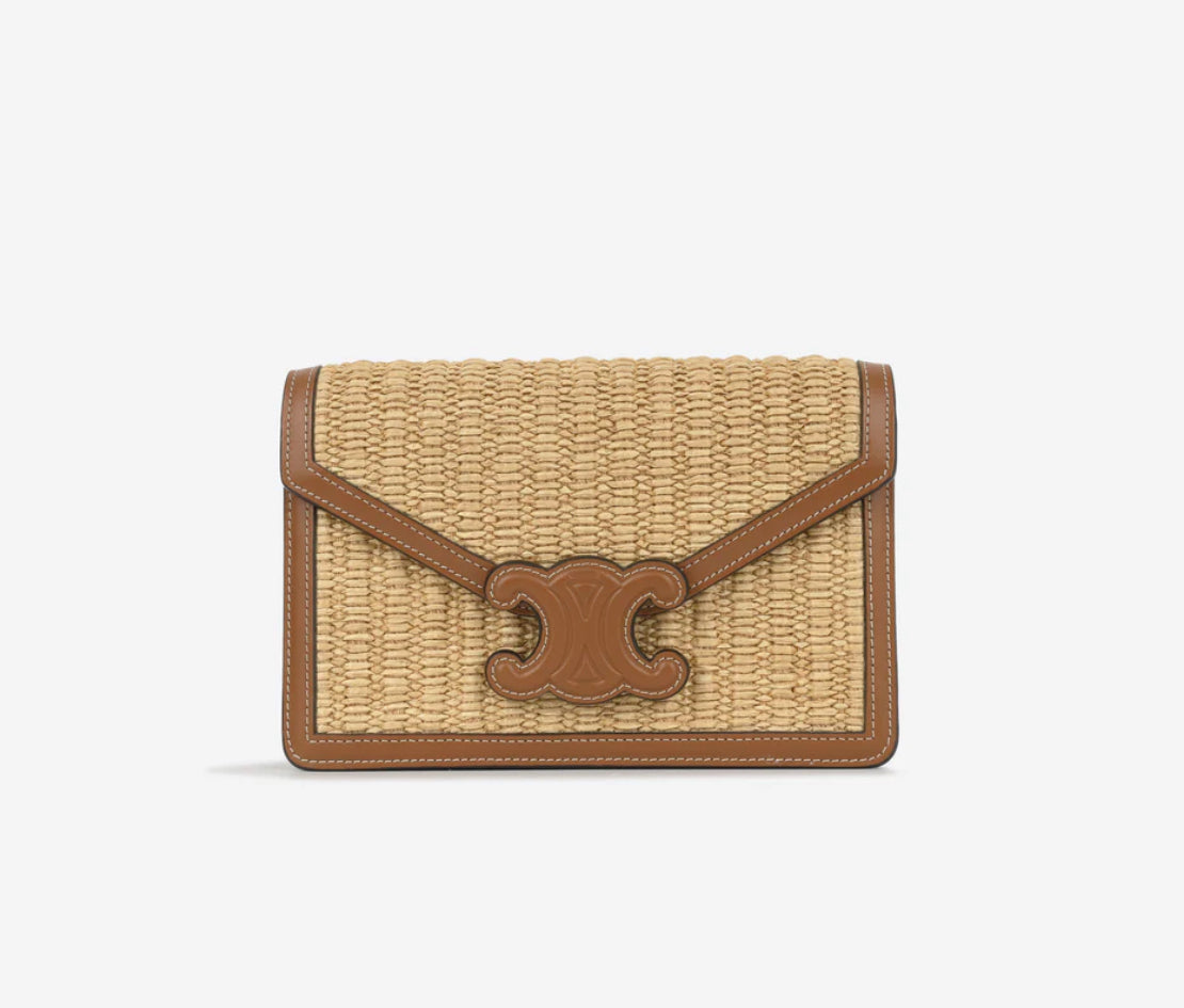 Celine - Triomphe Wallet On Strap