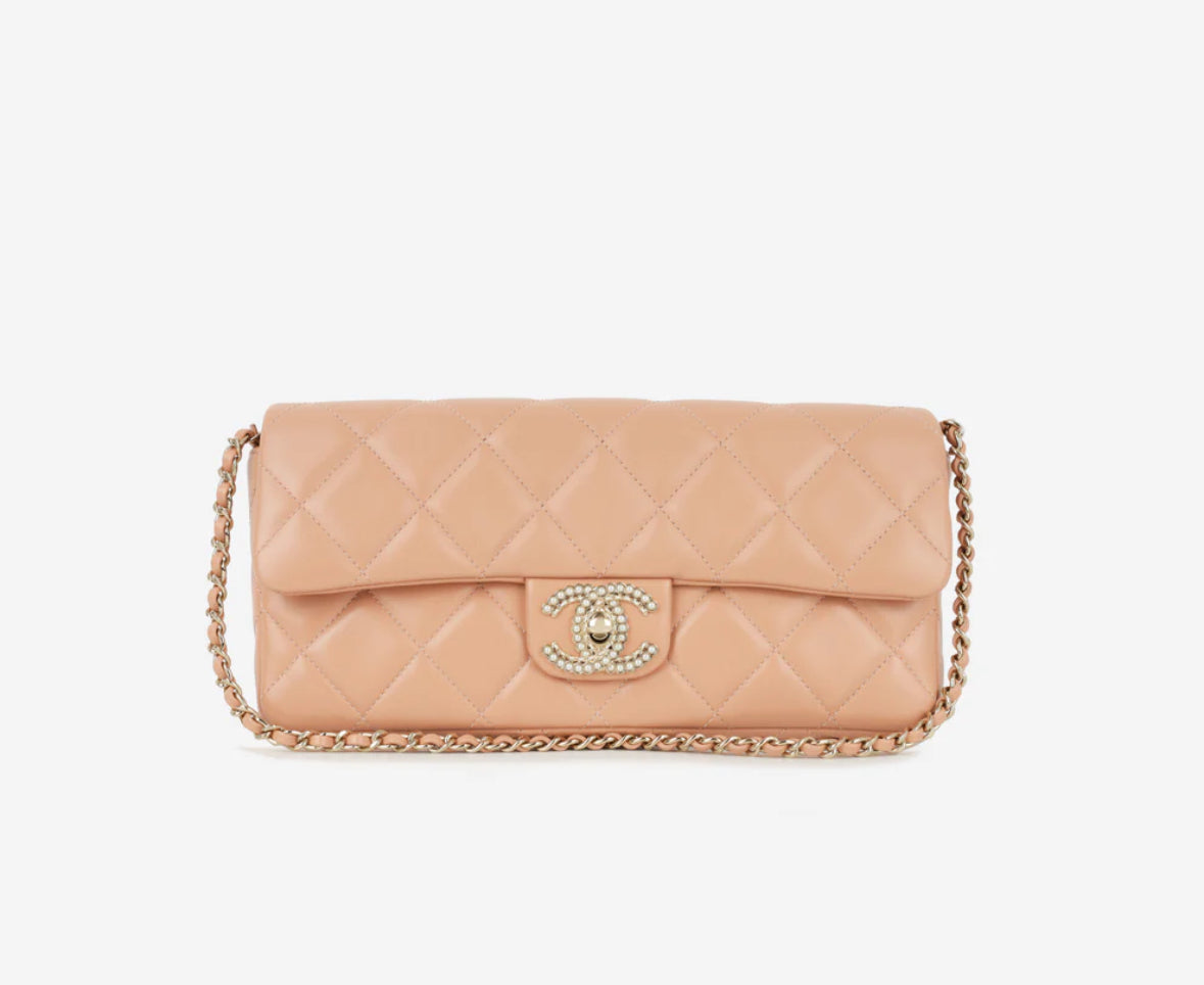 Chanel - Pearl East West Flap Bag
