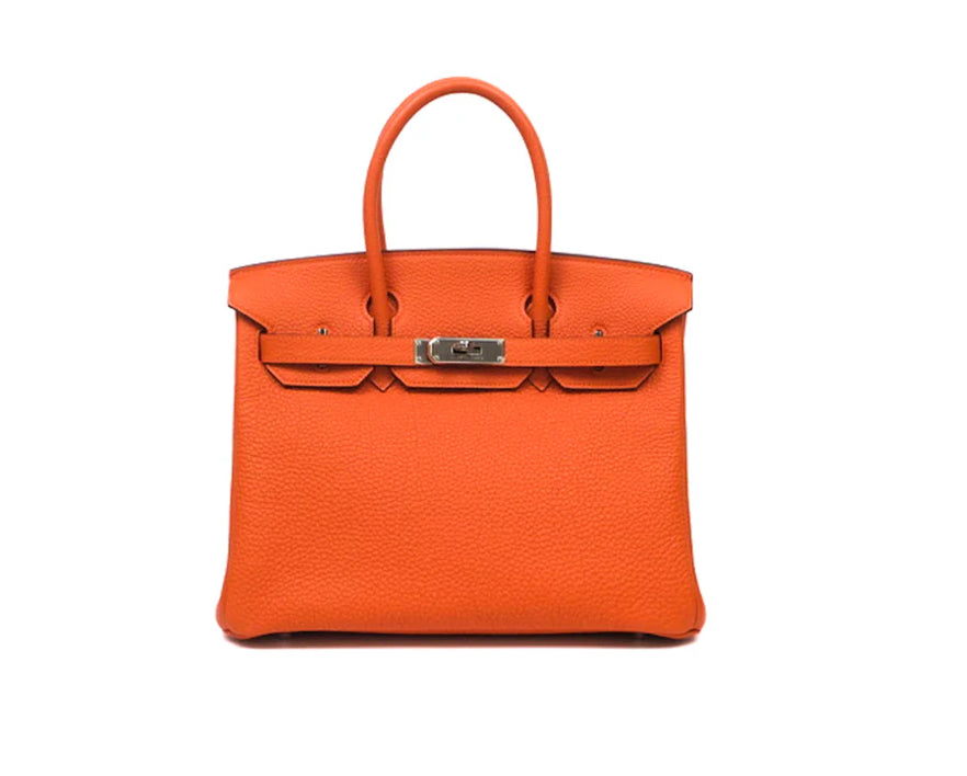 Hermès Birkin 30 Orange Togo Palladium Hardware