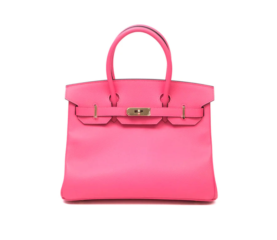 Hermès Birkin 30 Special Order Rose Azalée Permabrass Gold Hardware